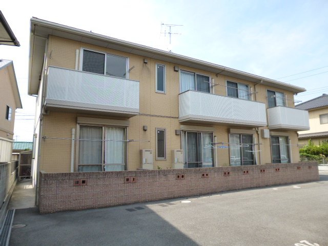 倉敷市笹沖のアパートの外観