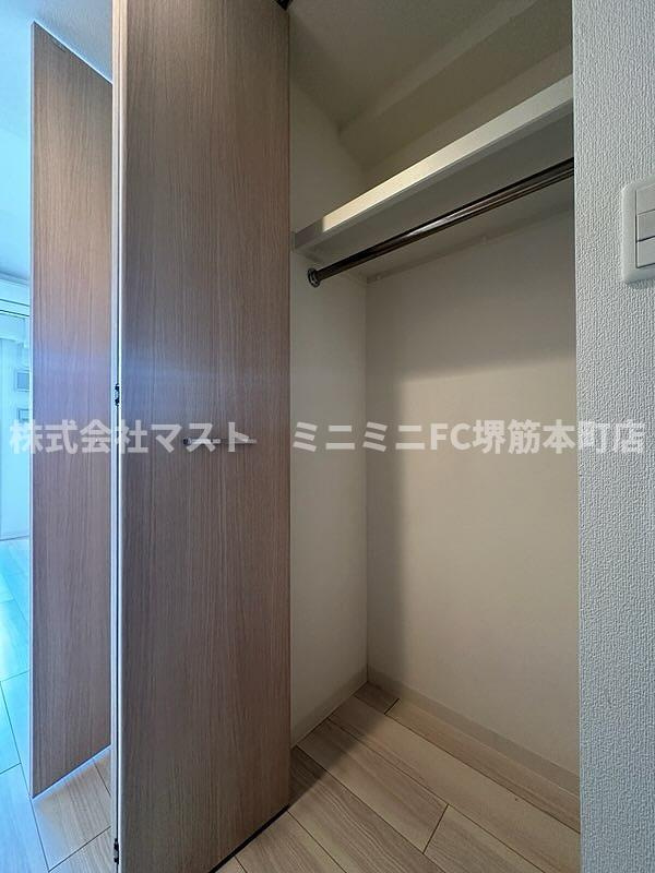 大阪市中央区瓦屋町２丁目の賃貸マンションの収納