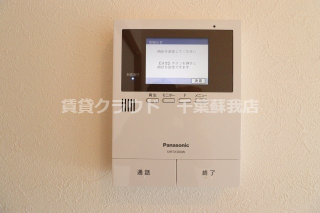 Like星久喜A棟のセキュリティ|誰が来たのかしっかり確認できるカラーモニター付きインターホン