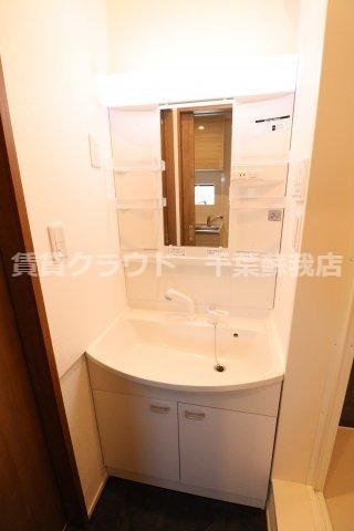 Like星久喜A棟の洗面所|忙しい朝には欠かせない洗面所です