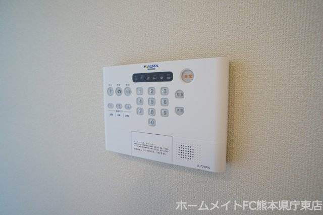 熊本市東区長嶺東８丁目のアパートのセキュリティ