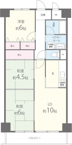 タウンコート咲久良の間取り