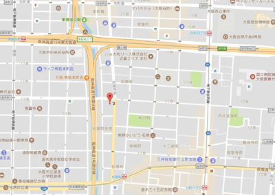 【地図】 | ホープ松屋町住吉