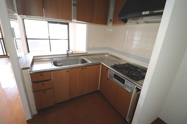 パールリバーのキッチン|きれいなキッチンです