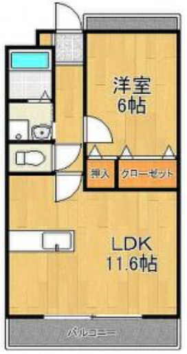 イルプリモ上津【10,000円キャキャッシュバック対象物件】の間取り