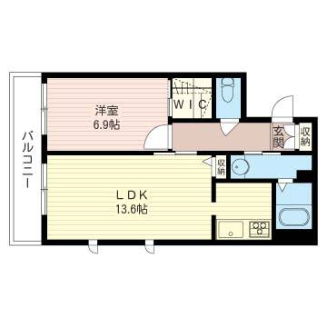 メゾンきみの間取り|南東角部屋・最上階！日当たり良好♪