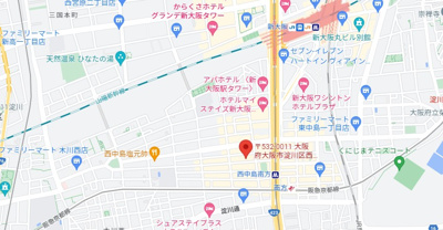 【地図】 | ワイズコート新大阪City Life