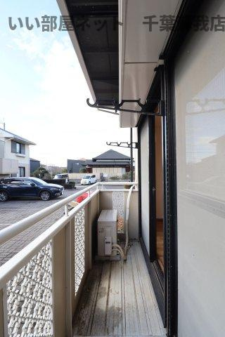 カサベルデ　Cのバルコニー|洗濯物もよく乾きそうな、陽当たり良好なバルコニーです！