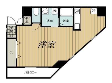 東ビル本町の間取り