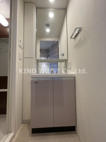 エス・キュート梅田東の独立洗面台|独立洗面台で身支度をすべて済ませてしまいましょう