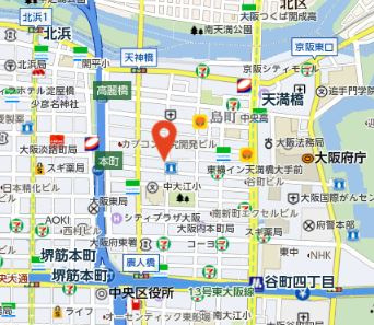 【地図】 | ドゥーエ天満橋
