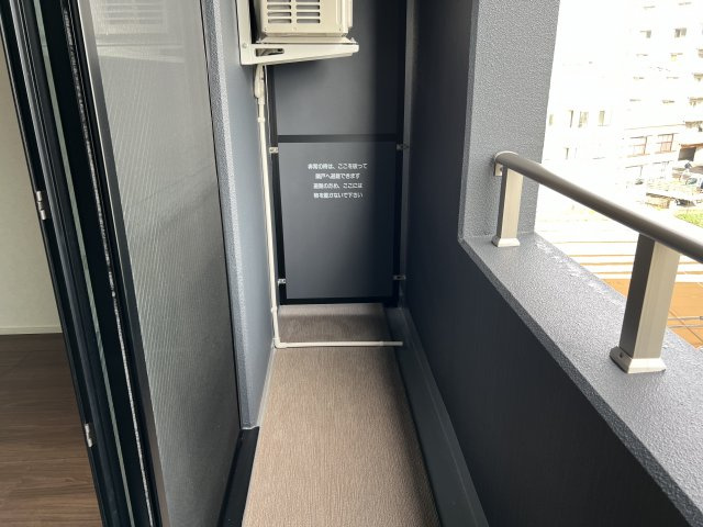 ヴィラージュ柴又のバルコニー