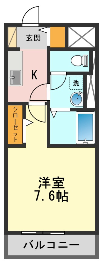 ヴィラージュ柴又の間取り