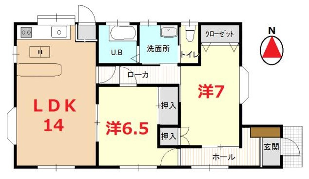 【間取り】 | 上里町金久保  【平屋】中古住宅