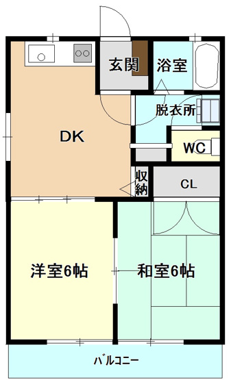 【間取り】 | ハウスわだⅢ