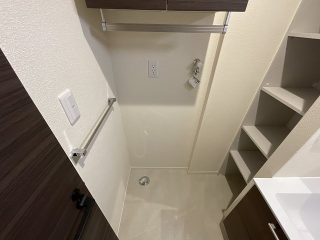 【洗面所】 | ShamaisonGardens三田天神 | 脱衣スペースもあります