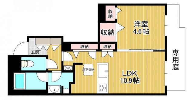 【間取り】 | ShamaisonGardens三田天神 | 間取りです