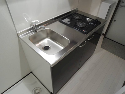 【キッチン】 | オークレジデンス | キッチン（2口コンロ）