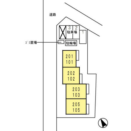 コンフォートの区画図