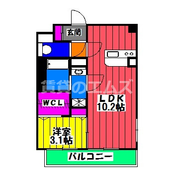 【間取り】 | ＦＥＲＩＯ博多駅南 | ＦＥＲＩＯ博多駅南の間取り