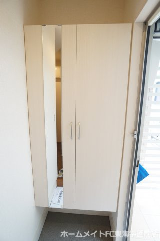 熊本市中央区大江２丁目のアパートの玄関