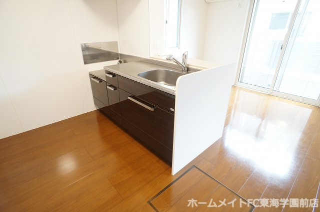 熊本市中央区大江２丁目のアパートのキッチン