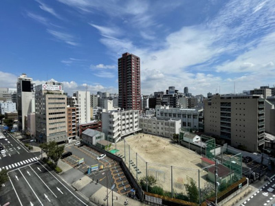 【展望】 | S-RESIDENCE西天満Grand Jour | 8階北向きバルコニーからの眺望です！