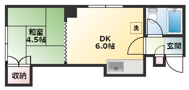 【間取り】 | 【CP対象】メゾン中田 | 間取りです