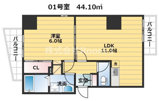 【間取り】 | グレースＫ
