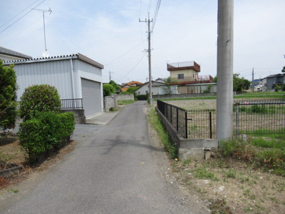 【前面道路含む現地写真】 | 深谷市蓮沼 520万 土地