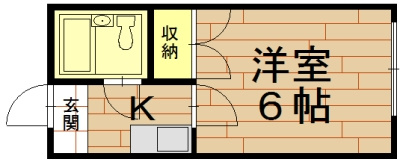 ベルハイツ花園の間取り