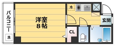 パルティール五条の間取り