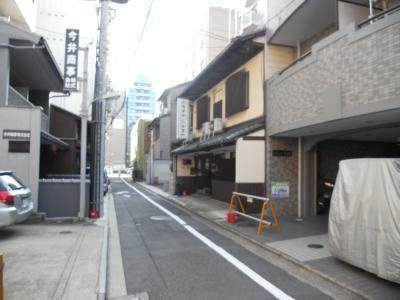 パルティール五条の地図|前面道路