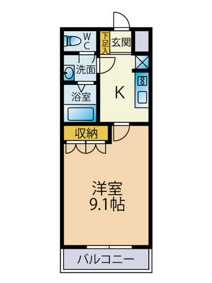 【間取り】 | 沼津市岡一色 売一棟アパート ES03955 | 沼津市岡一色　間取り一例