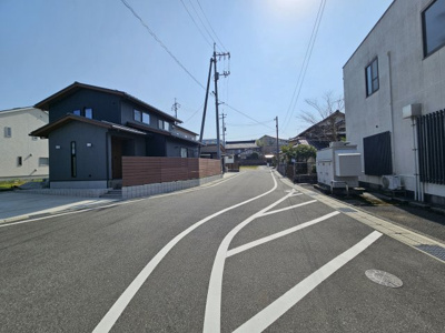【前面道路含む現地写真】 | 八頭郡八頭町郡家⑬号地