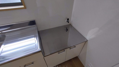 【キッチン】 | ハウスＫ | コンパクトなキッチンで掃除もラクラク