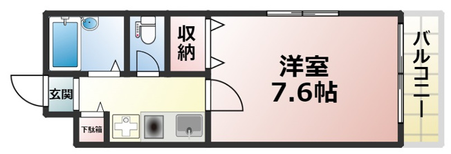 【間取り】 | アメニティ天神橋