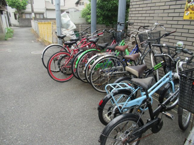 【その他共用部分】 | サンビレッジ森河内（放出賃貸） | 駐輪場です