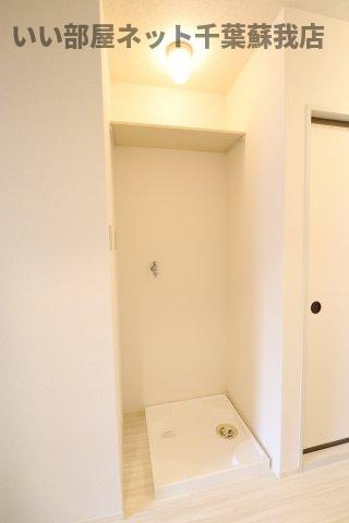 クレール有吉の洗面所|洗濯機置場