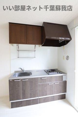 クレール有吉のキッチン|嬉しいガスコンロ2口付きのキッチンです！