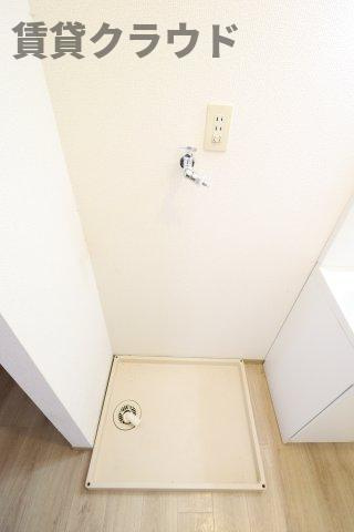 クレールシャンブル　Bの洗面所|洗濯機置場