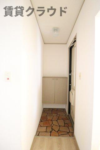 クレールシャンブル　Bの玄関|落ち着いた玄関です