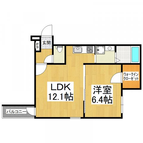 【間取り】 | フジパレス関茶屋N