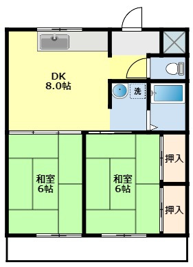 【間取り】 | グリーンハイツ東山（みよし）