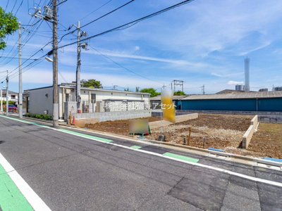 【前面道路含む現地写真】 | 葛飾区新宿4丁目 新築戸建　全４棟