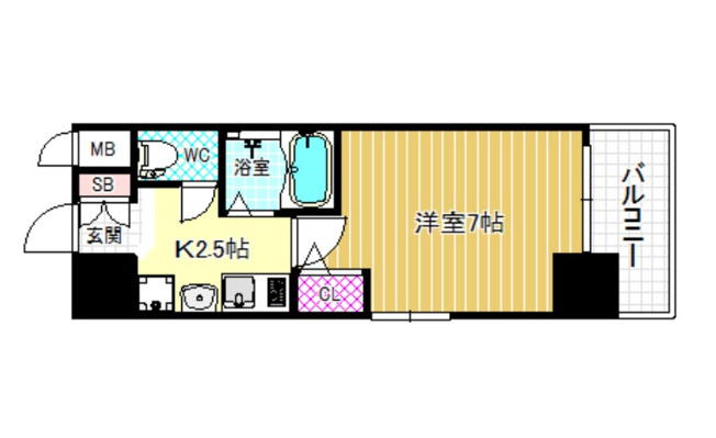【間取り】 | エスリード南森町駅前