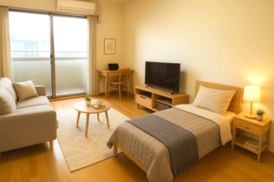 【居間・リビング】 | ブルーオーシャン | ※家具・小物類はイメージです。物件には含まれません。