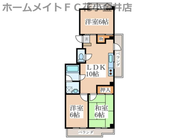 【間取り】 | マンションブランシャトレー