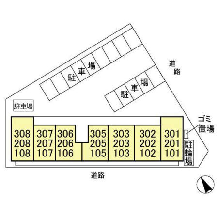 D-Room Saigouの区画図
