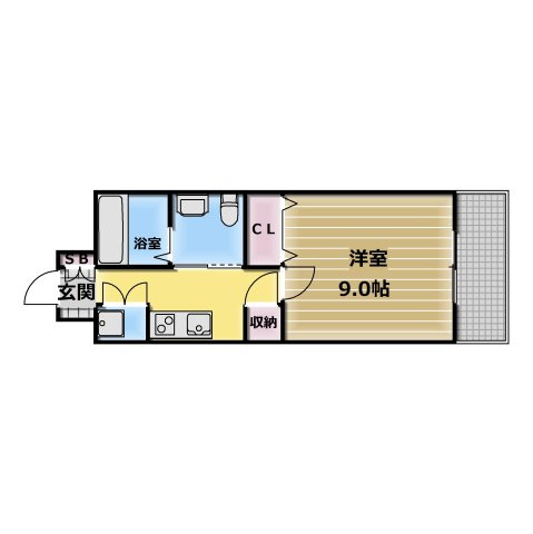 【間取り】 | インパレス小阪